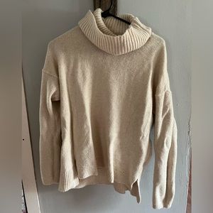 Gap XL oatmeal cowl neck sweater